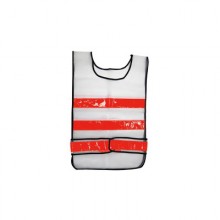 交警式 白底紅條